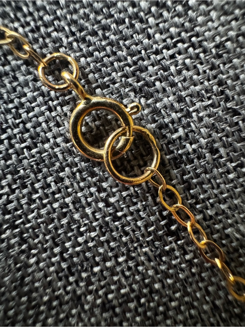 Vintage 10k Yellow Gold Cable Chain Necklace 18’ 1.3 mm